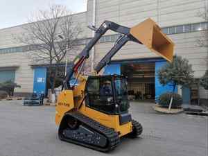 Chargeur compact sur chenilles XC7-TV12, 1,2 tonne, levage vertical, puissant moteur turbo Yanmar, hydraulique à haut débit, chargeur sur chenilles en caoutchouc prêt à l'emploi - Product Image 5