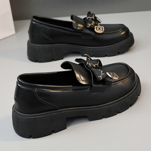 Mocasines para Mujer K1806, Antideslizantes, Parte Superior de PU, Cierre con Cordones, Color Sólido, Moda Verano 2023, Casuales, con Suela Gruesa y Elevada - Product Image 2