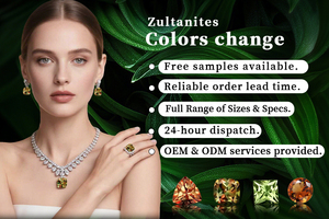 Zircons verts de 6,0 mm à 8,0 mm de haute qualité, créés en laboratoire, taille feu d'artifice, pierres colorées en vrac pour bijoux, en stock, offre de gros - Product Image 6