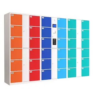 Buitenshuis Metalen Smart Locker Automaat Slimme Deur Locker Voor Express Gebruik Touchscreen Smart Locker