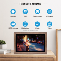 Bingkai foto Digital Pro, bingkai foto Digital 18.5 "WiFi, layar sentuh IPS HD, berbagi foto, video, melalui Frameo App di mana saja