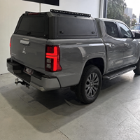 Couverture de benne rigide en alliage d'aluminium pour pick-up FOTON Tunland 2019-2026 Double Cabine, étanche, verrouillable, installation sans perçage