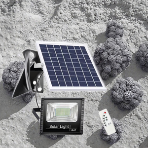 Reflector <span class=keywords><strong>LED</strong></span> <span class=keywords><strong>Solar</strong></span> de 200W, Resistente al Agua, para Estadios, <span class=keywords><strong>Proyector</strong></span> para Jardines, Luz Blanca Cálida, IP67, Foco Exterior Plegable - Product Image 2