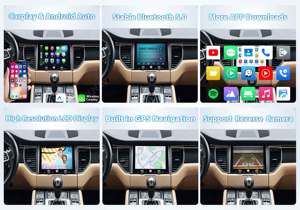 Radio Estéreo para Auto con Android Auto, Compatible con Porsche Macan 2014-2017, Carplay, GPS, Navegación, Reproductor Multimedia, Pantalla Táctil de 8.4 Pulgadas - Product Image 5