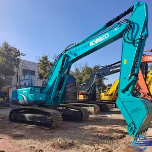 รถขุดไฮดรอลิก Kobelco SK200 มือสอง ขนาด 20 ตัน รุ่นปี 2022 มอเตอร์ เกียร์บ็อกซ์ ปั๊ม กำลัง 118 กิโลวัตต์ ความจุบุ้งกี๋ 0.8 ลูกบาศก์เมตร สำหรับงานก่อสร้าง - Product Image 1