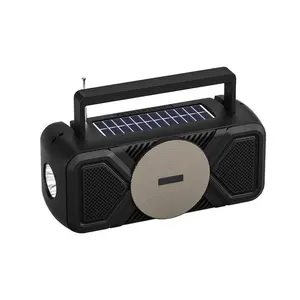 HS-3416 tragbare drahtlose Bt Outdoor 8W Stereo-Lautsprecher Solar-Lautsprecher mit Tf Fm Radio