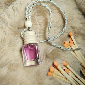 Custom Private Label <strong>Car</strong> Aroma <strong>Diffuser</strong> Glass Bottle Hanging Crystal Glass Bottle for Minimal Sample Contain with Screw Cap - Product Image 2
