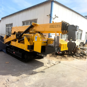 10 Ton Telescopic Boom Small Hydraulic Diesel Engine Mini Crawler <b>Spider</b> Crane Price - Product Image 5