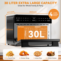 Mini-four électrique de comptoir pour la maison, appareil de cuisine, four grille-pain avec déshydrateur, vente en gros OEM pour la pâtisserie domestique