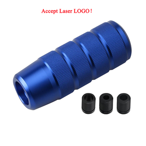 Aluminum Alloy Knurled <b>Gear</b> Shift <b>Knob</b> Black M8 M10 M12 Thread Universal <b>Gear</b> <b>Knobs</b> Car Truck Racing Manual Transmission <b>Knob</b> - Product Image 2