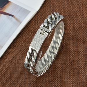 2025 High Quality Custom Fashion Luxury Stainless Steel <b>Men's</b> <b>Bracelet</b> Non Tarnish <b>Bracelet</b> With Clasp for <b>Men</b> Boys - Product Image 3