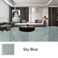 Peinture de sol en sable de couleur époxy à effet marbre autonivelant 20kg Application de pinceau de couleurs personnalisées Revêtement liquide