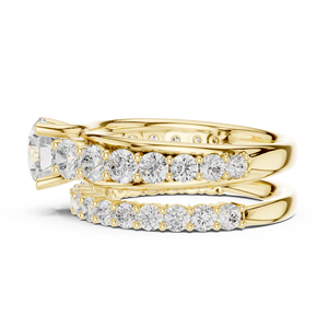 Anillo de Compromiso Solitario con Diamante de Laboratorio, Estilo Moderno, en Venta por Exportadores Indios - Product Image 6