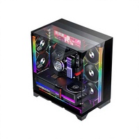 Boîtier d'ordinateur de marketing noir ATX MATX Châssis PC TDWJTJX200