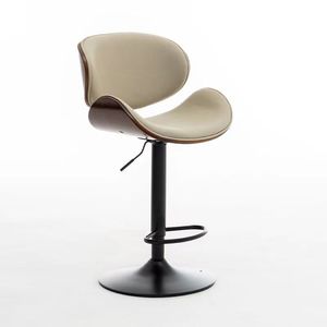 Factory Custom Household Furniture Leather <b>Bar</b> Chair Steel Leg <b>Bar</b> Counter Rotating <b>Bar</b> <b>Stool</b> <b>Adjustable</b> - Product Image 2