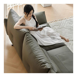 <span class=keywords><strong>Canapé</strong></span> italien à disque volant en <span class=keywords><strong>cuir</strong></span> de vachette de haute qualité pour le salon Villa <span class=keywords><strong>Canapé</strong></span> en <span class=keywords><strong>cuir</strong></span> en forme de bloc de tofu Canapés de salon nordiques - Product Image 5