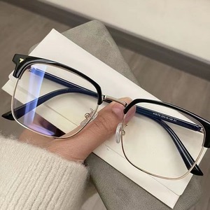 <span class=keywords><strong>Occhiali</strong></span> da Vista Quadrati <span class=keywords><strong>con</strong></span> Montatura Completa, Protezione Occhi ad Alta Definizione, Anti-Luce Blu, <span class=keywords><strong>con</strong></span> Lenti in Resina per Adulti Unisex - Product Image 2