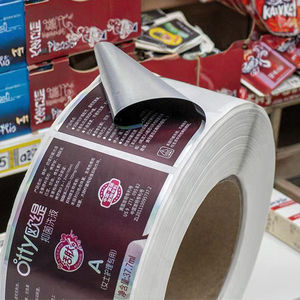 Etiquetas de papel autoadhesivas impermeables, pegatinas de comestibles de forma cuadrada para uso de velas que no se pueden arrancar - Product Image 6