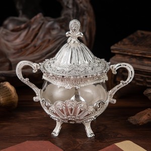 Azucareros de estilo europeo, azucareros creativos y modernos, frascos de vidrio para condimentos con tapa. - Product Image 2