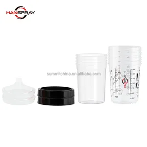 도매 가격 자동차 바디 refinish 액세서리 SPS 페인트 혼합 컵 잠금 링, 라이너 컵, 뚜껑 및 외부 컵