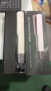 Tùy Chỉnh 2 Trong 1 Tốc Độ Cao Luồng Không Khí Tóc Styler Ướt Khô Ép & Phẳng Sắt <span class=keywords><strong>LCD</strong></span> Hiển Thị Điện Styler Tấm Gốm - Product Image 6