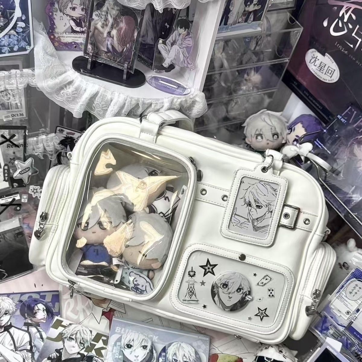 Beige-accessories not included-fan props concealed