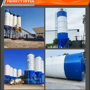 Ligne de production de silo à ciment boulonné contrôlé par PLC 20t-200t direct d'usine avec moteur et boîte de vitesses - Product Image 4