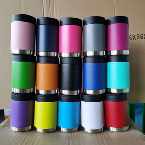 14oz 375ml Stainless Steel Insulated Can Cooler Slim Stubby Holder Beer Coozie Party Keeps Drinks <b>Hot</b>/<b>Cold</b> - Product Image 1