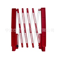 Rambarde de sécurité rétractable en gros rambarde de sécurité rétractable en plastique barrière d'isolation rambarde de sécurité amovible barrière portable pliante