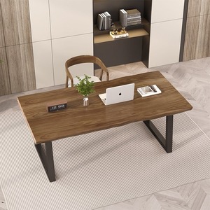 โต๊ะไม้แข็งแรงแบบเรียบง่ายโต๊ะคู่สำหรับการเรียนรู้ของเด็กโต๊ะเขียนหนังสือขนาดเล็กโต๊ะประชุมสำหรับใช้ในคอมพิวเตอร์ - Product Image 3
