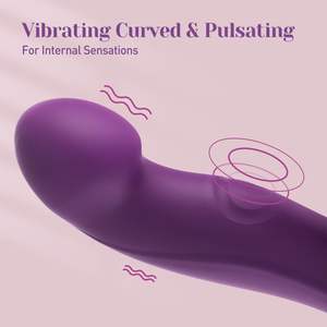 משולש רוטט דילדו חימום pulsating נקבה ויברטור ממריץ clitt g ספוט הארנבת ויברטור לנשים - Product Image 5