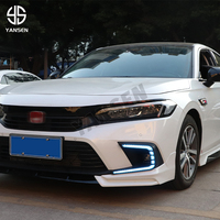 Feu anti-brouillard avec Led pour Honda civic 11e génération 2021, phare de jour, clignotant Drl