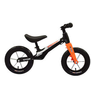 Vélo d'équilibre à une vitesse, cadre en plastique et acier, 12 pouces, avec roues d'apprentissage, <span class=keywords><strong>sans</strong></span> pédales, pour filles de 2 à 5 ans, bleu - Product Image 6