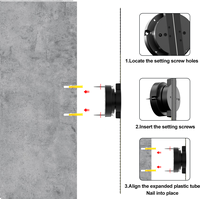 Projecteur Holographique 3D à LED, Écran Holographique à Ventilateur, Pas de Pixel 61,5x61,5mm, Pas de Pixel 0,5x0,5mm, Support de Sol OEM pour