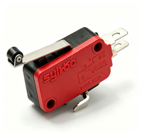 Micro-interrupteur à levier à rouleaux momentané SPDT V 155 1C25 à réinitialisation automatique 16A 250VAC