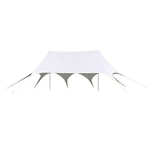 Tente en aluminium en forme d'étoile 10x15m pour événements extérieurs, fêtes, mariages, protection solaire, loisirs, salons professionnels - Product Image 6