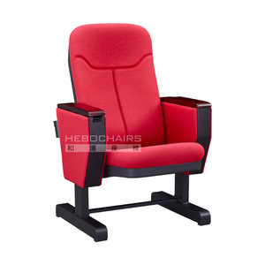 Manwa Expo Theater <b>Chair</b> HB523-1 Red With Writing Board For Conference Room And Hospital Use - Product Image 4