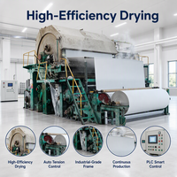 Mesin Konversi Kertas Toilet YIDAFA Baru, Motor PLC, Pompa, Bahan Baku Pulp Bambu, 5 Ton/Hari, Mesin 2000kw