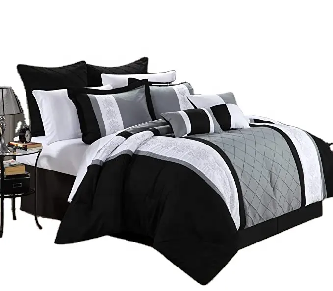 Feather and Down Comforter King Size Duvet Insert All Seasons Bedding Comforters