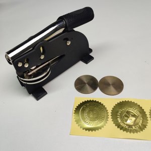 Sello personalizado con logotipo para negocios, estampador de <span class=keywords><strong>boda</strong></span>, estampador de escritorio resistente personalizado, estampador en relieve - Product Image 4