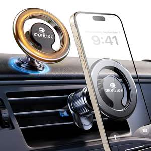 Support de téléphone magnétique à <span class=keywords><strong>44</strong></span> aimants puissants pour iPhone 12 à 16 Plus Pro <span class=keywords><strong>Max</strong></span> et autres téléphones portables. - Product Image 1