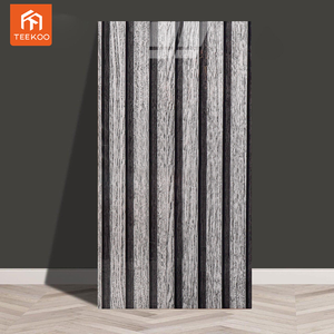 Gỗ Dải 3D Hình nền trang trí nội thất gạch bọt Sticker dính hình nền trên tường - Product Image 1