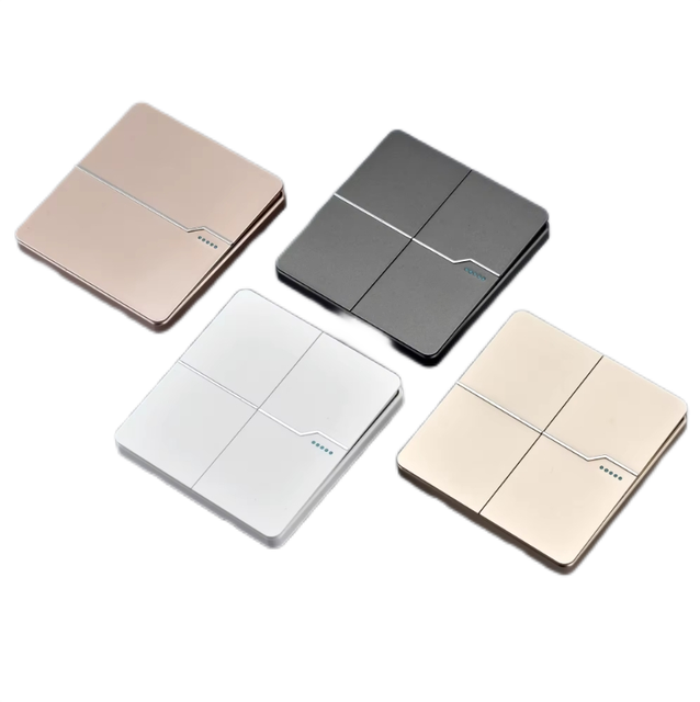 New Design Wall Socket and Switch 1 Gang 2 Gang 3 Gang 16A British Standard Electric Switches Sockets