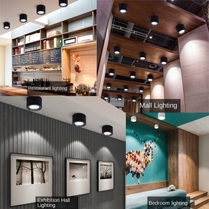 Downlight LED Cob moderno ajustable impermeable montado en superficie de aluminio empotrado para hoteles hogar 3000K Color blanco cálido - Product Image 2