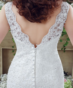 Vestidos de Novia Africanos 2019, Vestidos de Novia Sirena, Vestidos de Novia de Talla Grande, Vestidos de Novia Baratos con Cola de Pez L32264 - Product Image 5