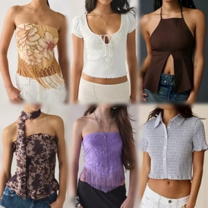 Vêtements d'été pour femmes, neufs, tendance, en polyester/coton, taille unique, pour usage quotidien, en cartons, vente en gros à prix réduit - Product Image 3