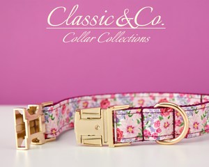 Floral Personalized Dog Collar Bow <b>Tie</b> Leash Set,Custom Engraved Pet Name Metal Buckle,<b>Lilac</b> Birthday Puppy Gift,Free Shipping - Product Image 6
