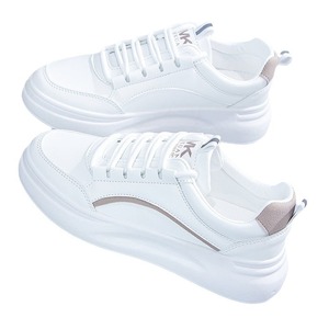 Nuovi Arrivi: Sneakers Casual Classiche con Tomaia in Pelle PU, Suola in <span class=keywords><strong>Gomma</strong></span> Comoda, <span class=keywords><strong>Scarpe</strong></span> Bianche per Donne - Product Image 5