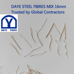 Offre Spéciale : Mélange de fibres d'acier, seulement 70 tonnes en stock, Ganzhou Daye, microfibre d'acier de 16 mm, longueur 17 mm, emballage robuste <span class=keywords><strong>pour</strong></span> UHPC - Product Image 2