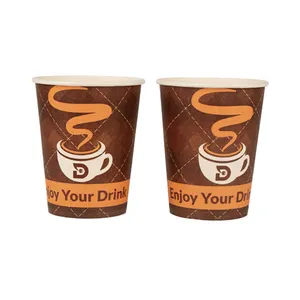 あなた自身の紙コーヒーカップリサイクル可能な使い捨てデザインを輸出